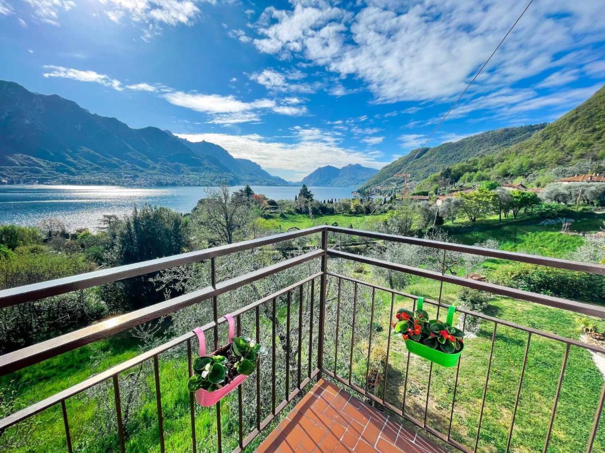 Appartamento Tivano Balcone Con Vista Lago Белладжо Экстерьер фото