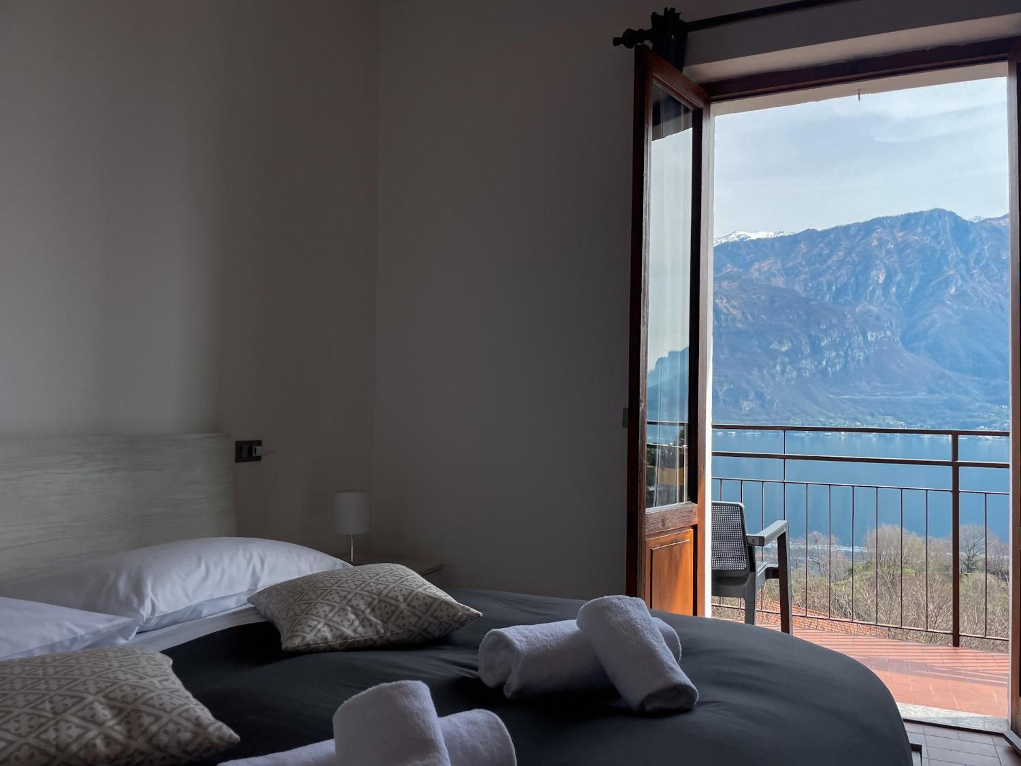 Appartamento Tivano Balcone Con Vista Lago Белладжо Экстерьер фото